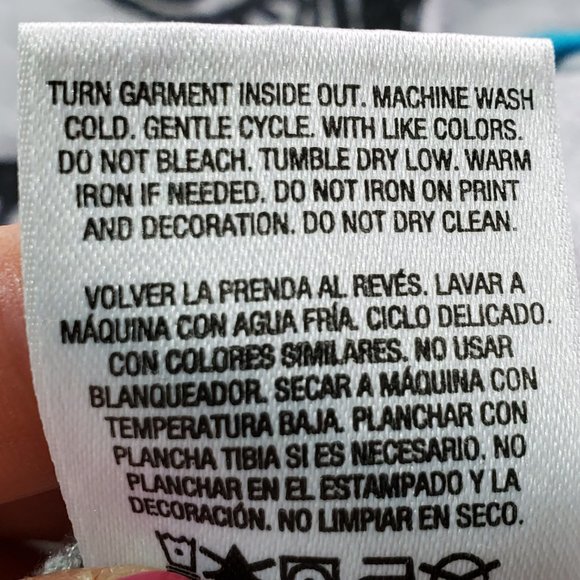 CANYON RIVER BLUES Layered Ruching Side Tie Graphic Tees, M (10-12) - Picture 8 of 16